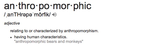 anthropomorphic