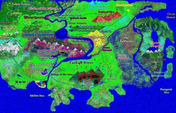 Map of Greenworld