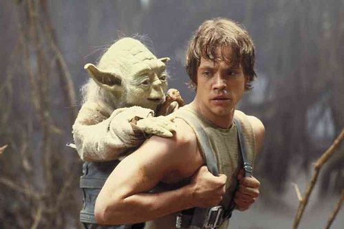 Yoda mentors Luke