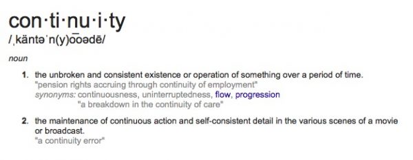Continuity