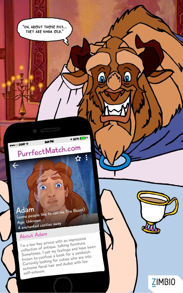 Beauty and the Beast dating app