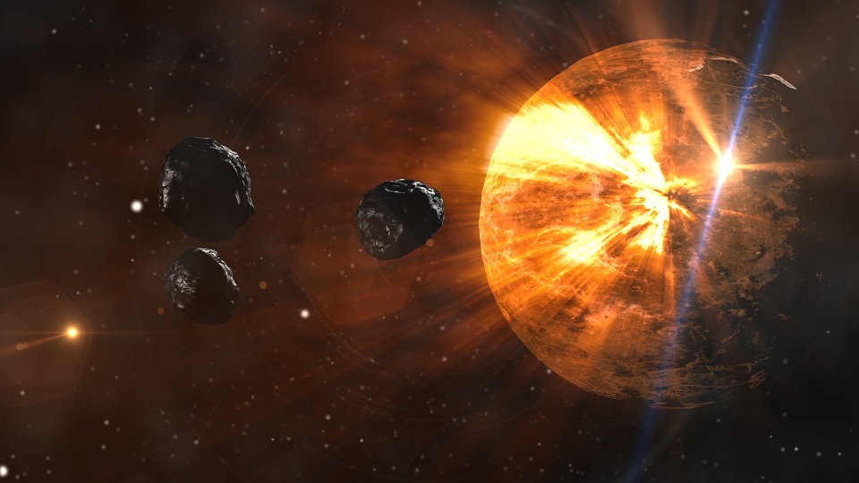 asteroid strike - pixabay