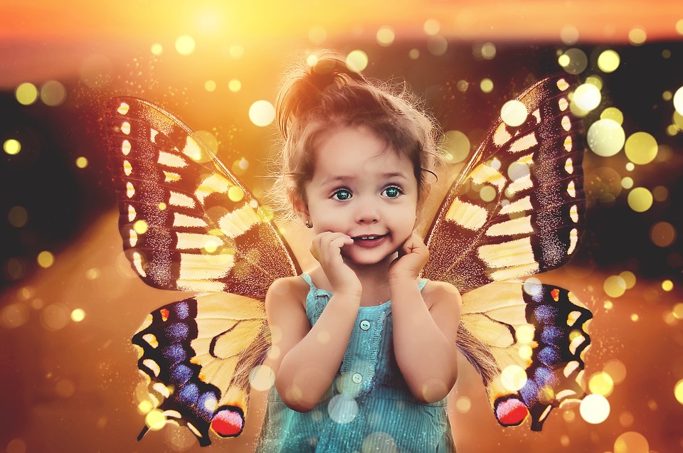 child butterfly wings - pixabay