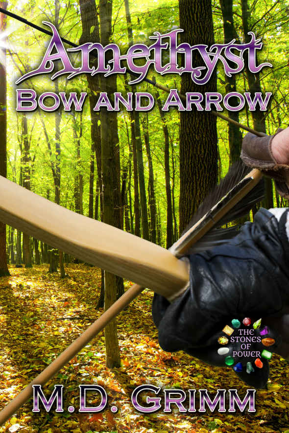 Amethyst Bow & Arrow