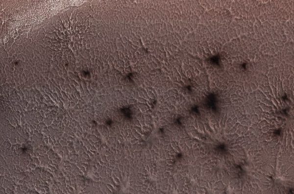 Martian Polar "Spiders - NASA