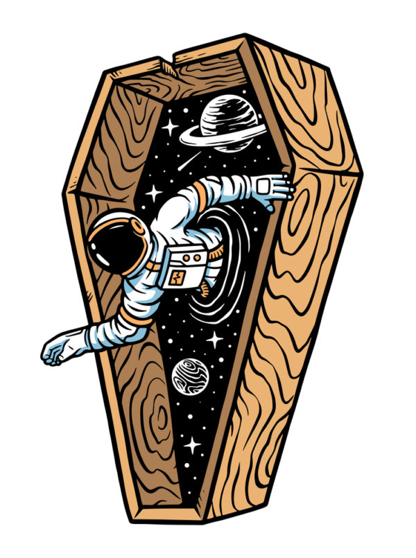 Astronaut Coffin
