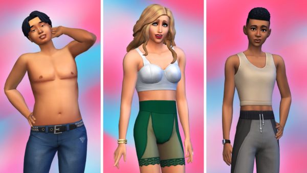 Video Games: "The Sims " Adds Top Surgery Scars, Binders